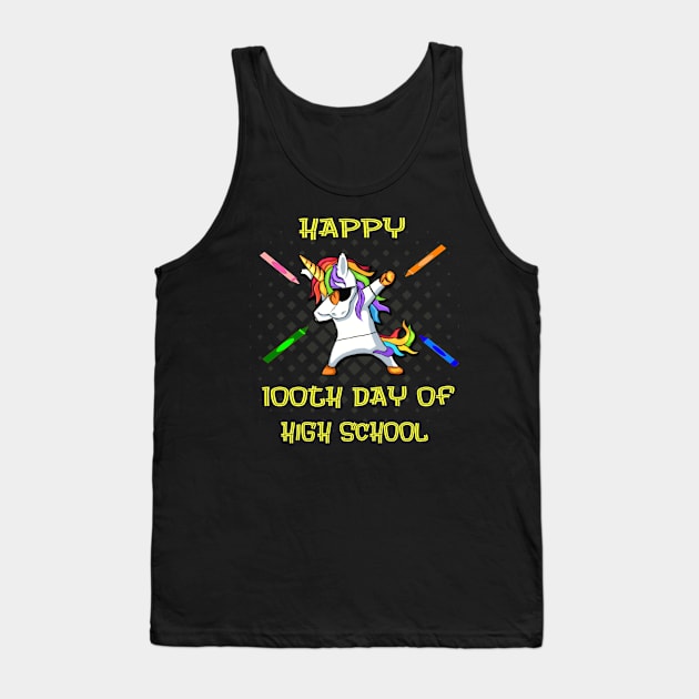 Happy 100th Day Of High School Tank Top by familycuteycom